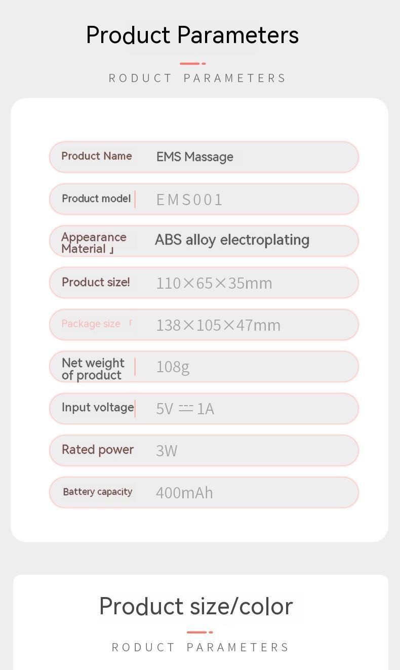 3D Roller EMS Micro Current Roller