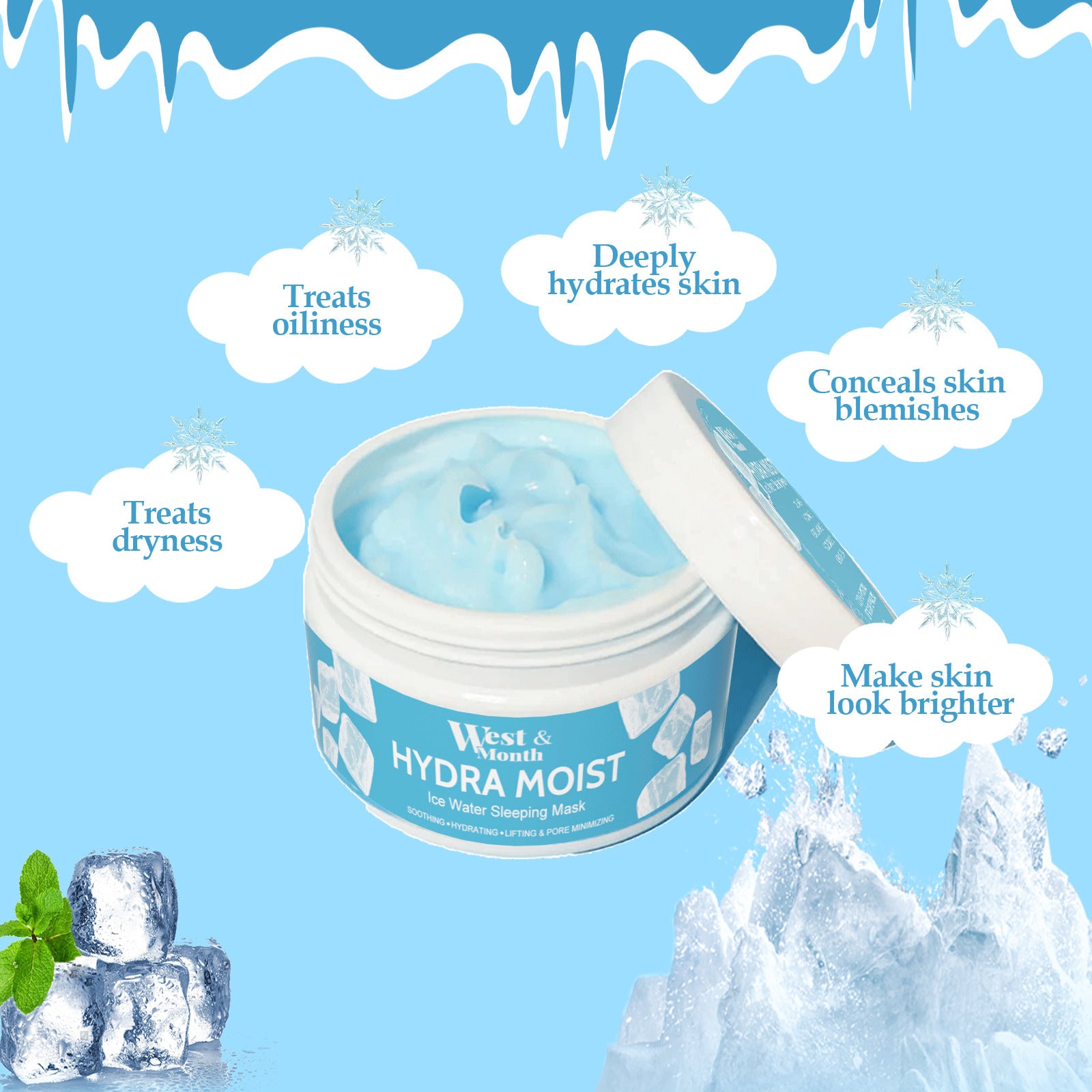 Brightening Sleep Mask Deep Cleansing Pores