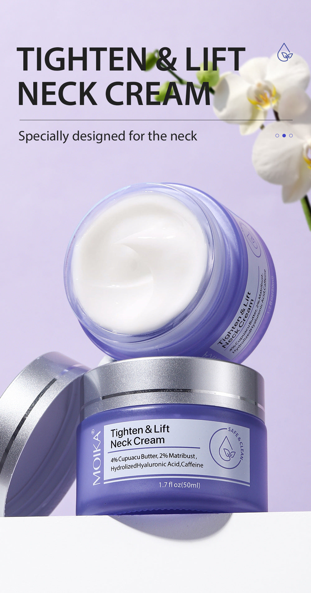 Fine Lines Anti-Aging Necklines Lifting Shaping Beauty Neck Cream