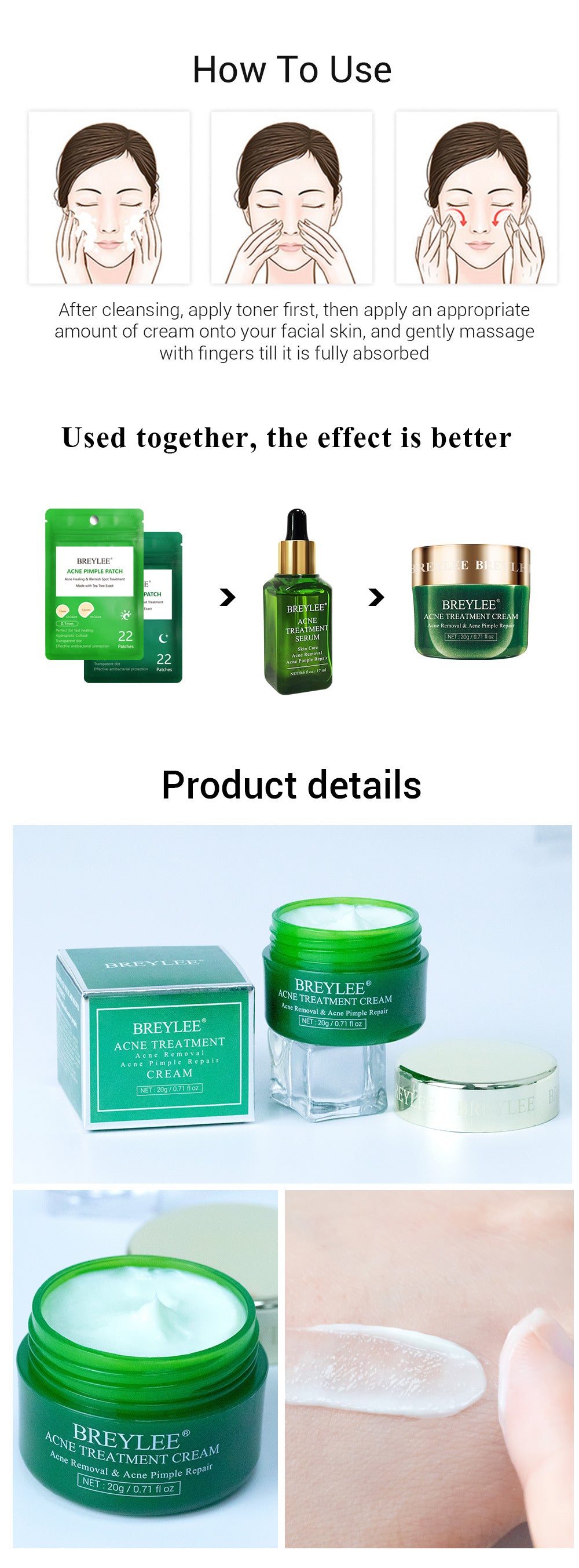 BREYLEE Tea Tree Acne Cream