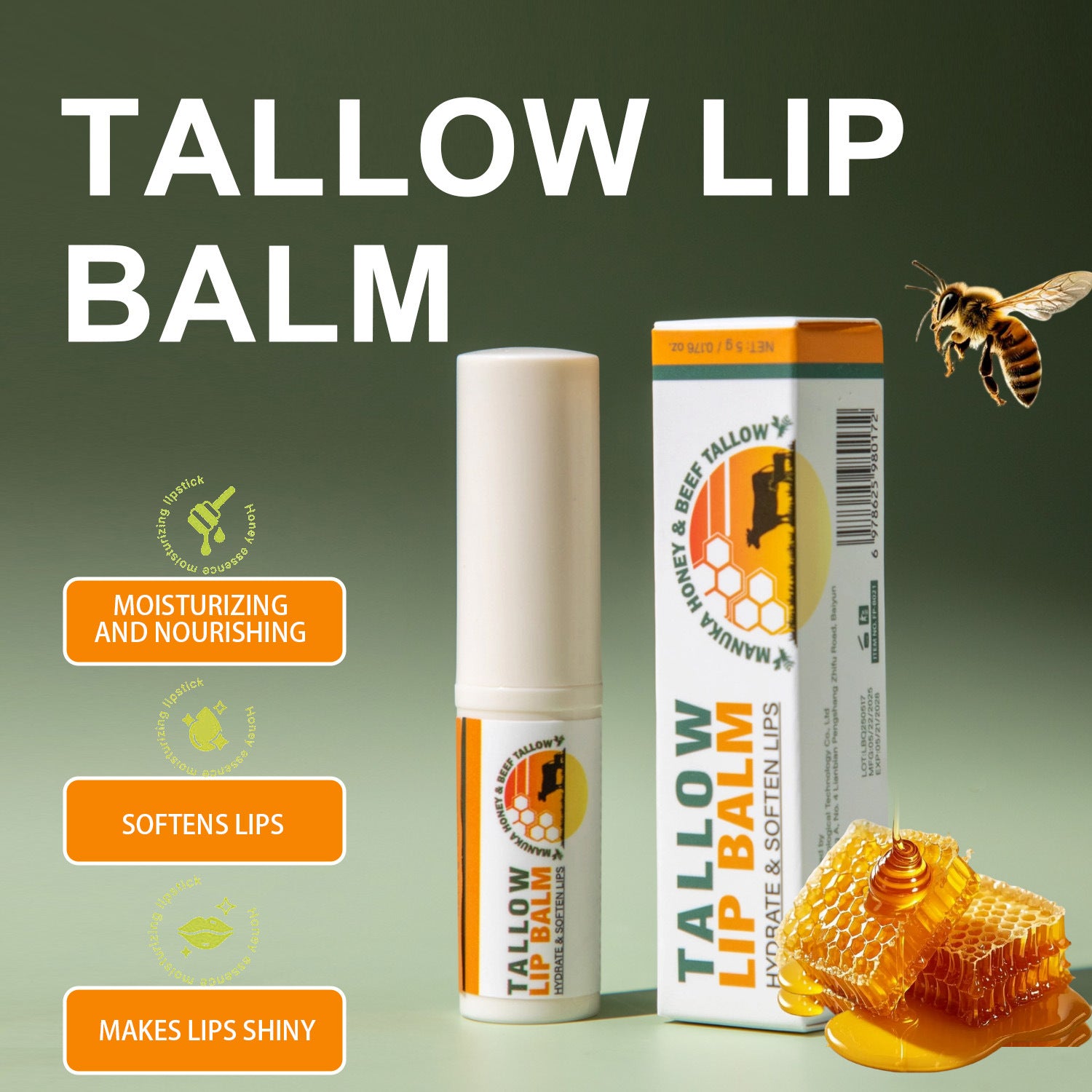 Tallow Lip Balm