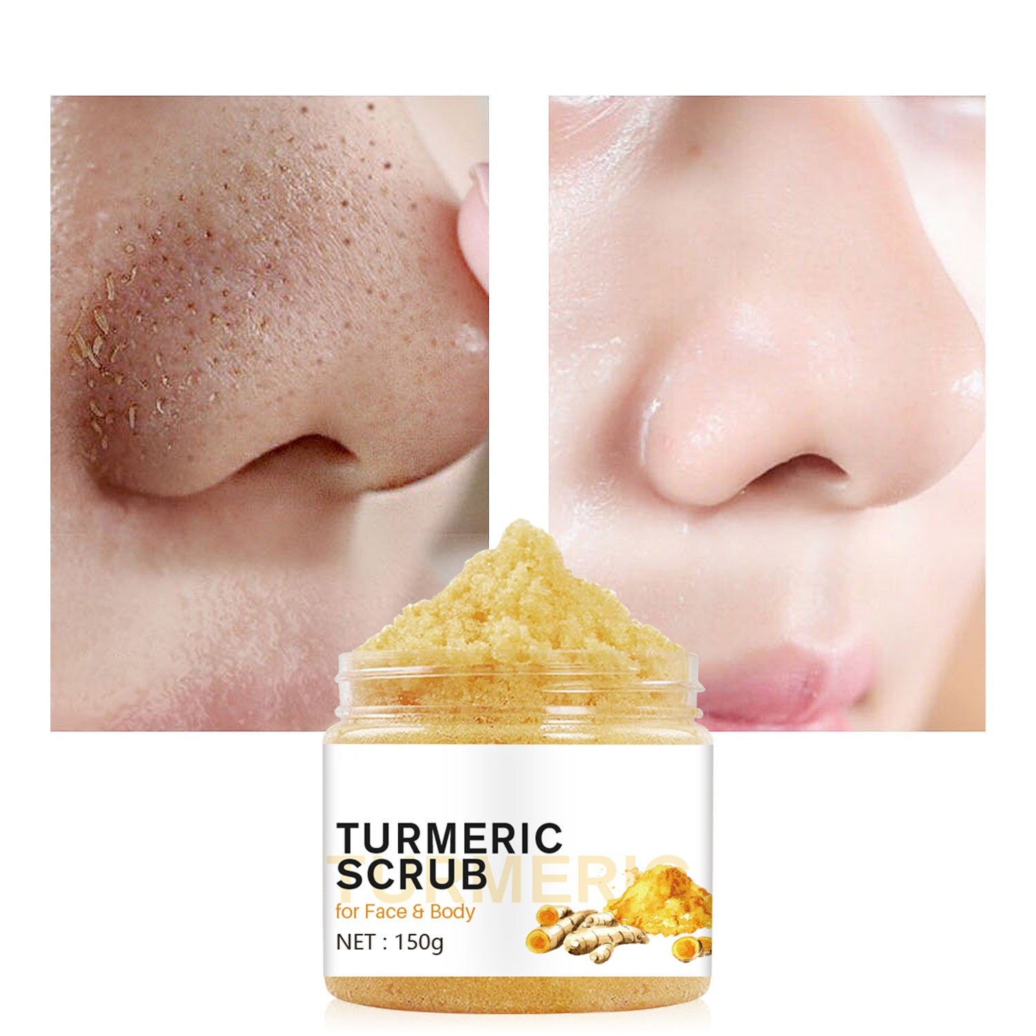 Turmeric Scrub Softens Horny Body Care