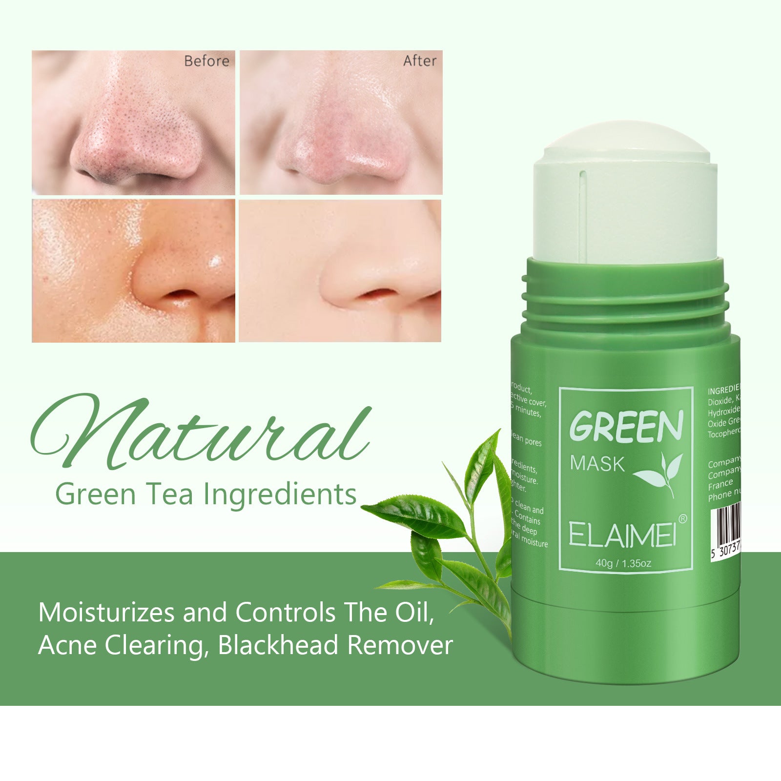 Green Tea Cleansing Blackhead Oil Control