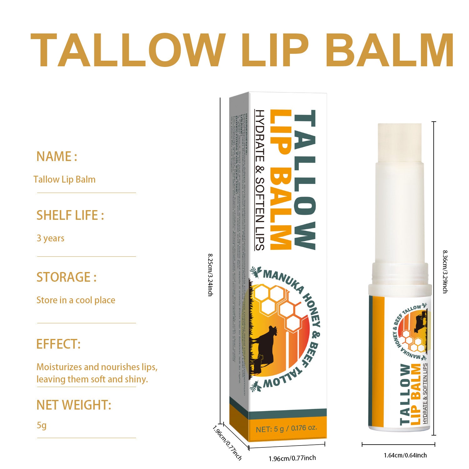 Tallow Lip Balm